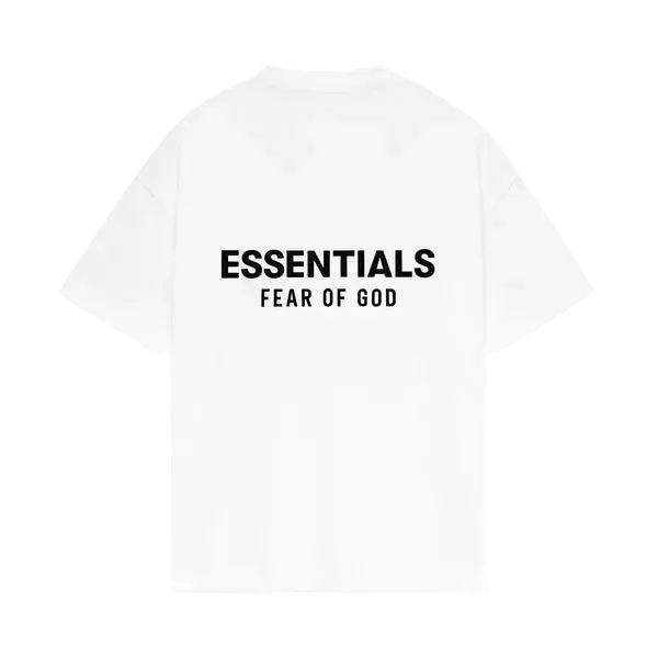 FEAR OF GOD ESSENTIALS CLASSIC FIT TEE BRIGHZ WHITE
