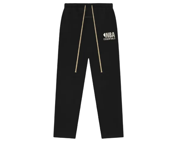FEAR OF GOD ESSENTIALS X NBA RELAXED SWEATPANTS BLACK