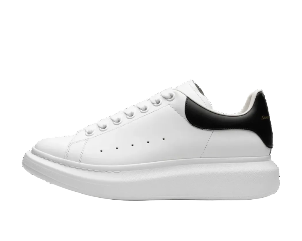 ALEXANDER MCQUEEN OVERSIZED SNEAKERS WHITE BLACK