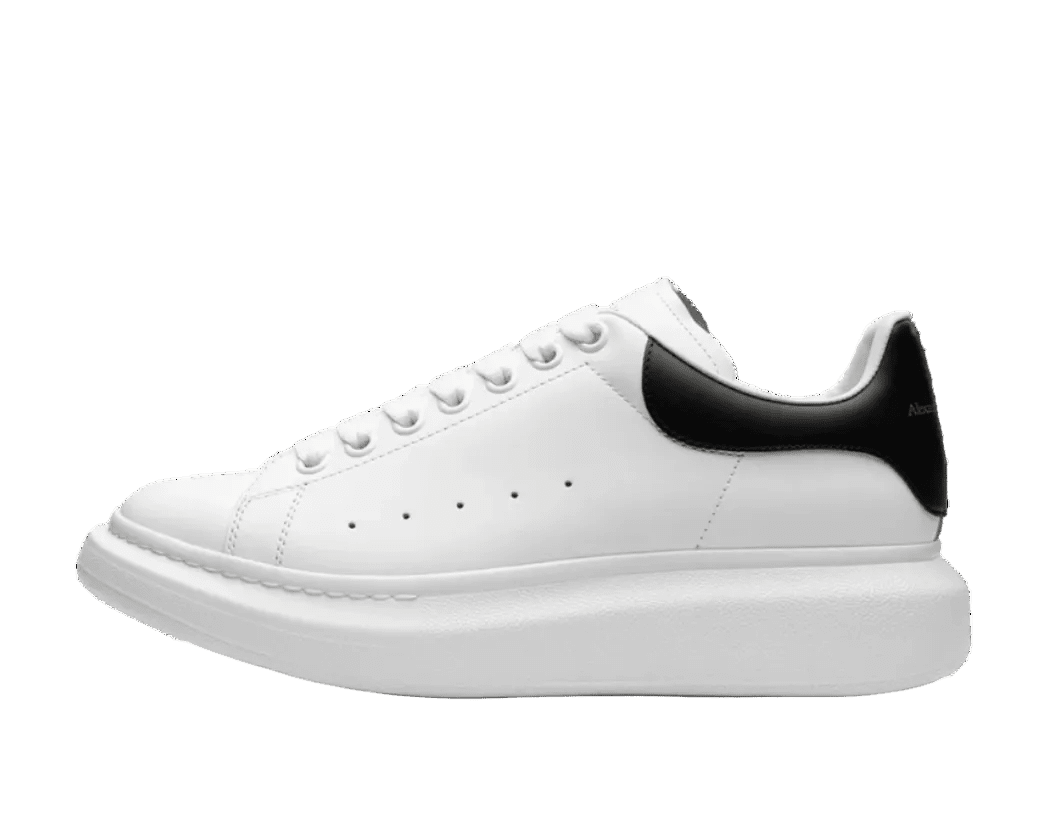 ALEXANDER MCQUEEN OVERSIZED SNEAKERS WHITE BLACK () - Rdrop
