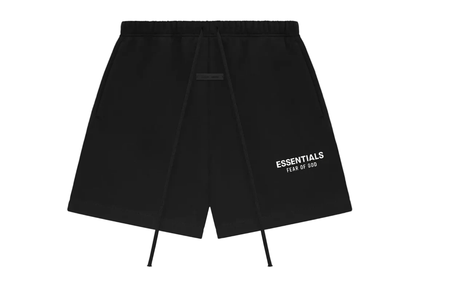 FEAR OF GOD ESSENTIALS CLASSIC SWEATSHORT JET BLACK () - Rdrop