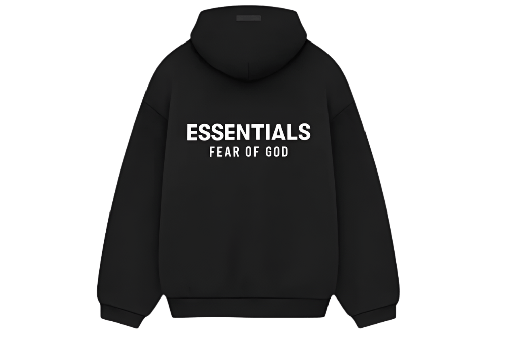 FEAR OF GOD ESSENTIALS FLEECE HOODIE (FW24) BLACK () - Rdrop
