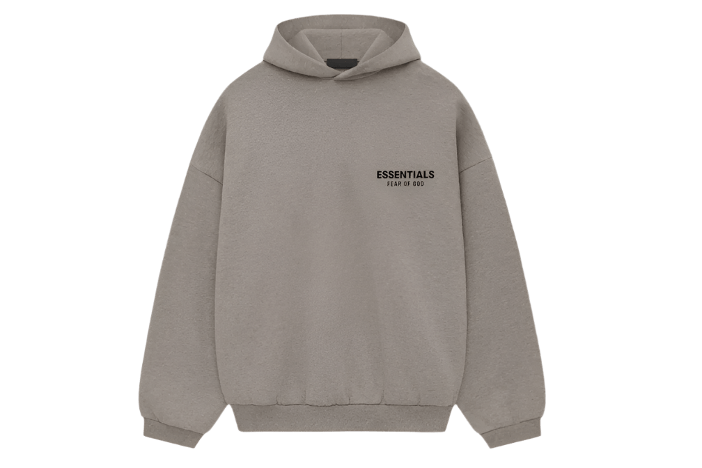 FEAR OF GOD ESSENTIALS FLEECE HOODIE (FW24) HEATHER GRAY () - Rdrop
