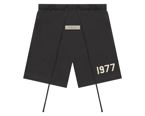 FEAR OF GOD ESSENTIALS 1977 SHORTS IRON