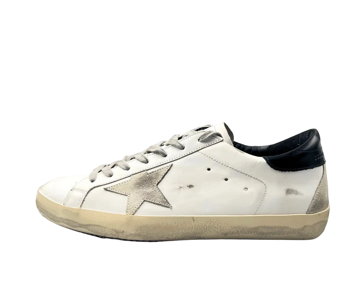GOLDEN GOOSE SUPER-STAR WHITE BLACK