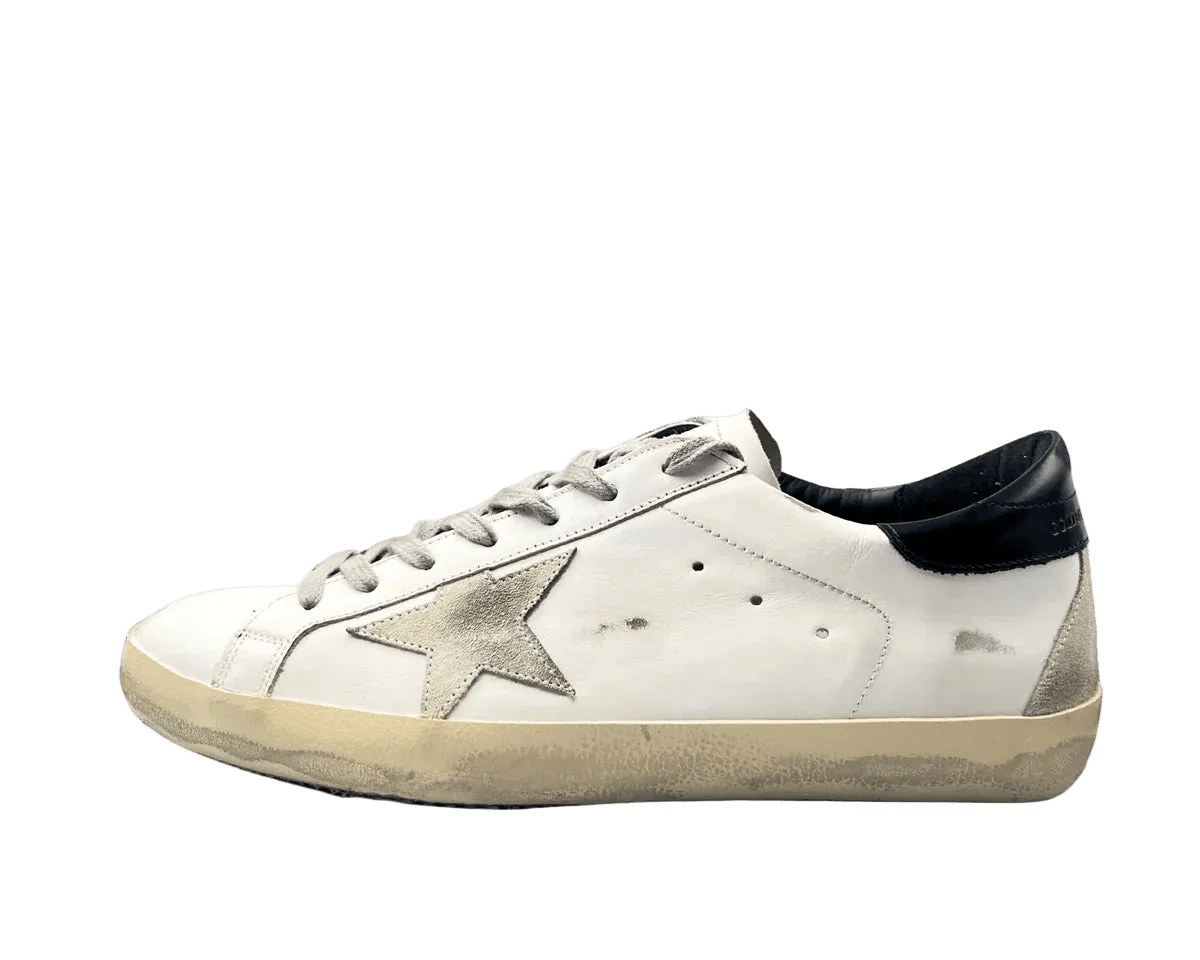 GOLDEN GOOSE SUPER-STAR WHITE BLACK () - Rdrop