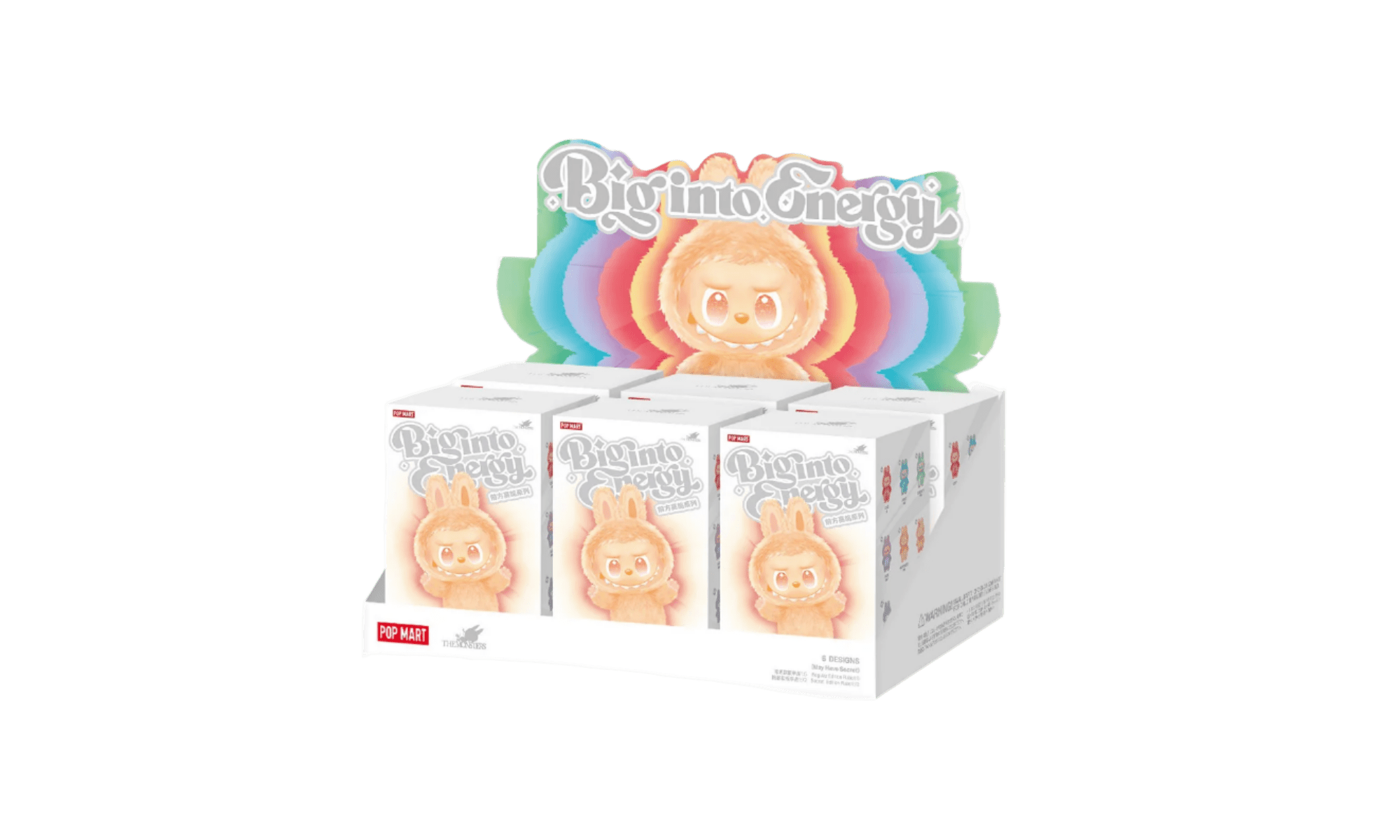POP MART LABUBU THE MONSTERS BIG INTO ENERGY VINYL FACE BLIND BOX () - Rdrop