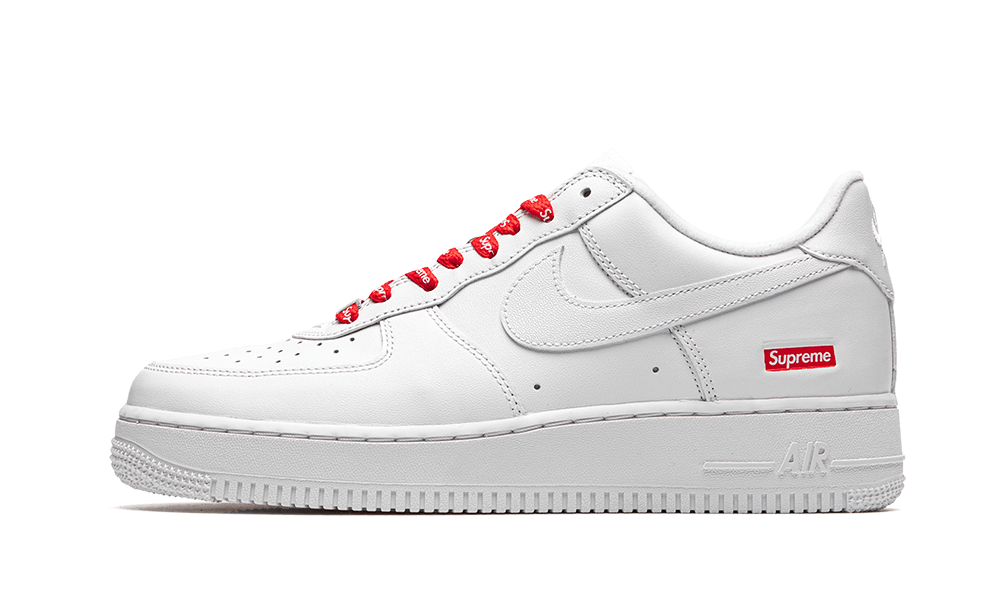 SUPREME X NIKE AIR FORCE 1 LOW WHITE - Rdrop