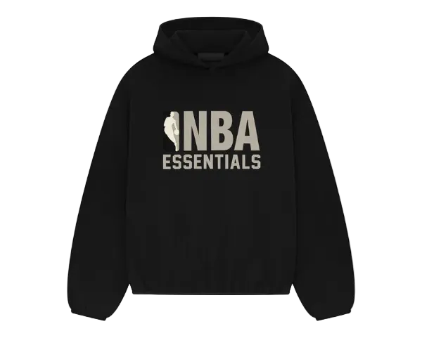 FEAR OF GOD ESSENTIALS X NBA HOODIE BLACK
