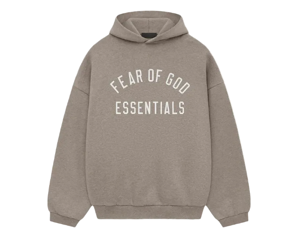 FEAR OF GOD ESSENTIALS HOODIE HEATHER GREY