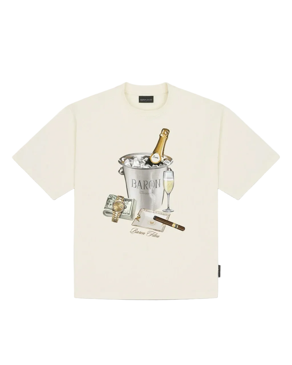 BARON FILOU BEACH BILL T-SHIRT OFF-WHITE SS26