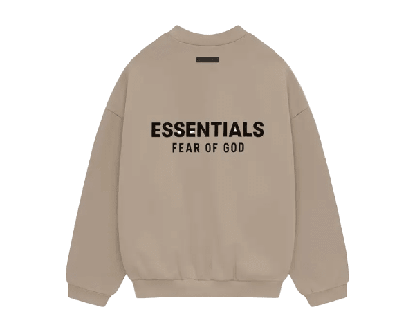FEAR OF GOD ESSENTIALS HOODIE CREWNECK DESERT SAND () - Rdrop