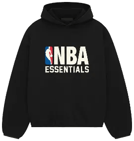 FEAR OF GOD ESSENTIALS X NBA HOODIE BLACK () - Rdrop
