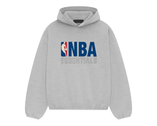 FEAR OF GOD ESSENTIALS X NBA HOODIE LIGHT HEATHER () - Rdrop