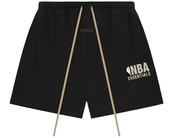 FEAR OF GOD ESSENTIALS X NBA RELAXED SWEATSHORTS BLACK () - Rdrop