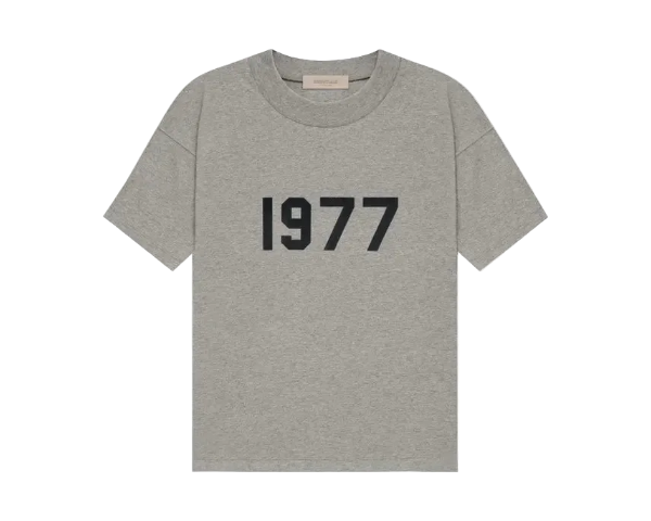 FEAR OF GOD ESSENTIALS 1977 TEE DARK OATMEAL