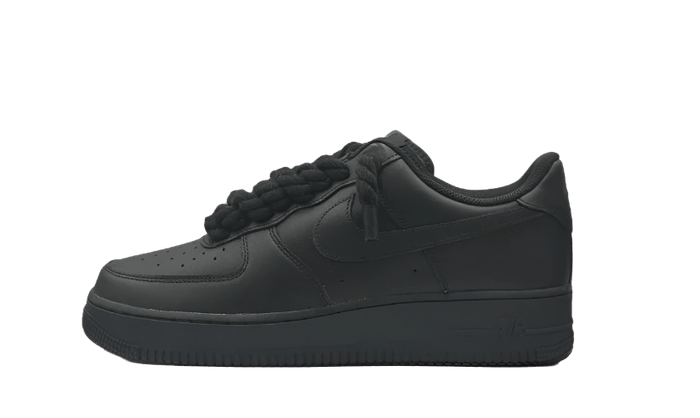 Nike Air Force 1 Low Ribbon Laces Triple Black (Women's) main image 1