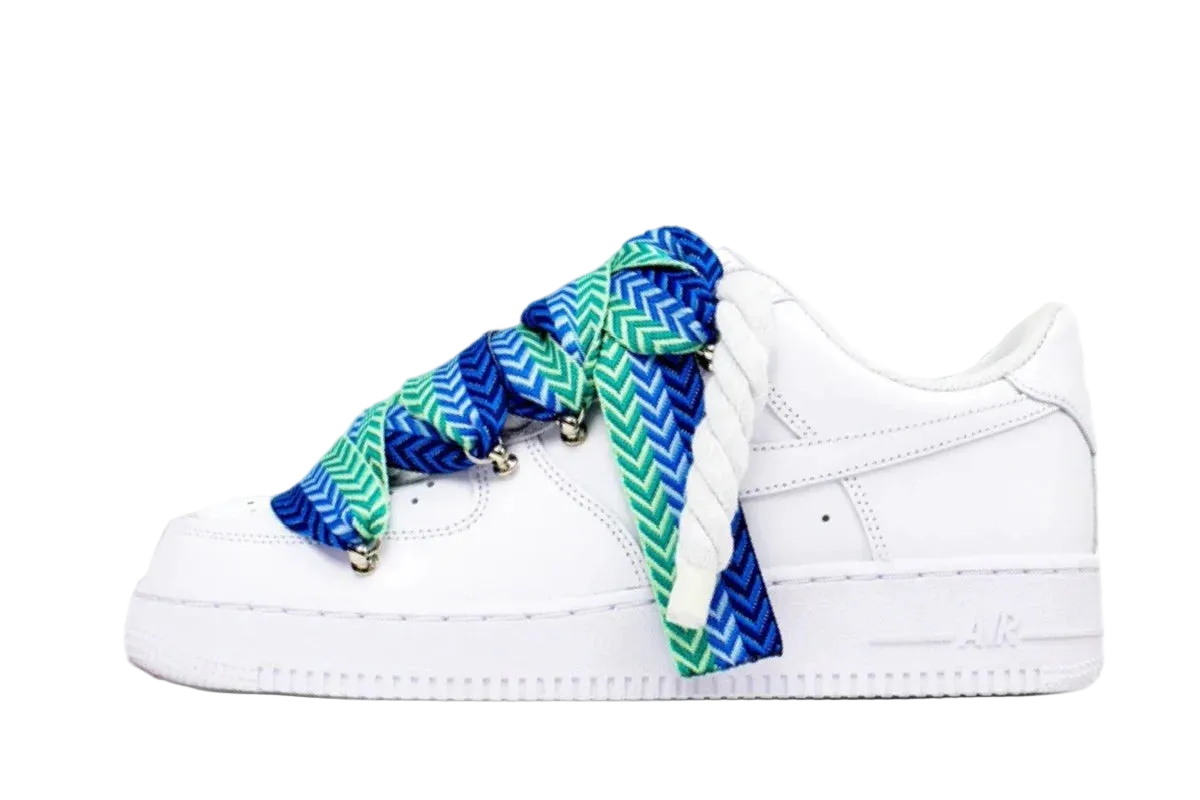 NIKE AIR FORCE 1 LOW ‘07 WHITE / LANVIN BLUE ROPE