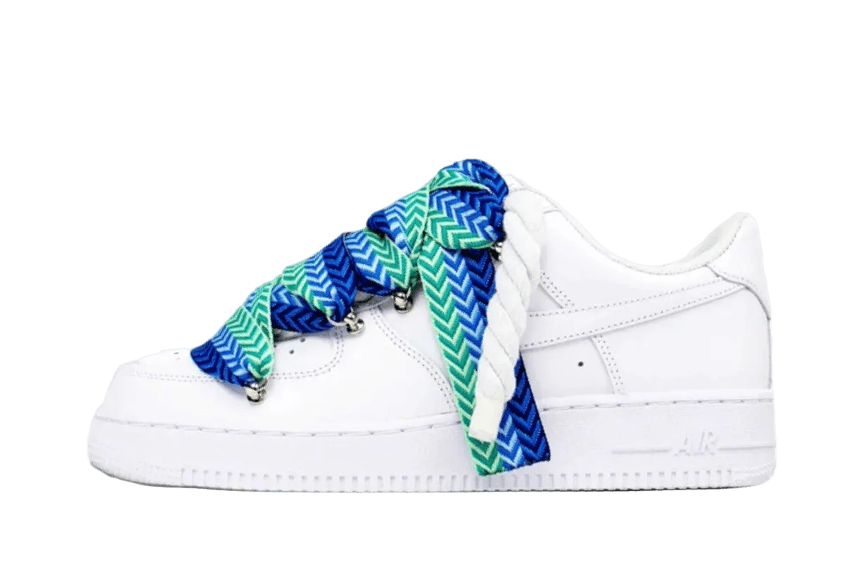 NIKE AIR FORCE 1 LOW ‘07 WHITE / LANVIN BLUE ROPE () - Rdrop
