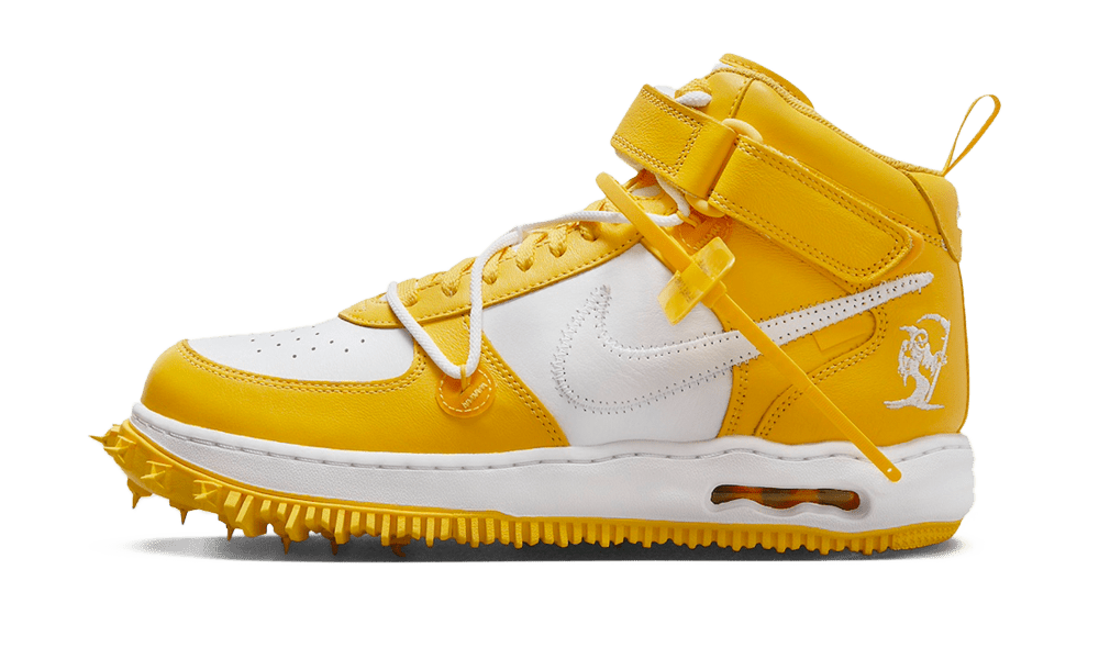 NIKE AIR FORCE 1 MID SP OFF-WHITE VARSITY MAIZE (DR0500-101) - Rdrop
